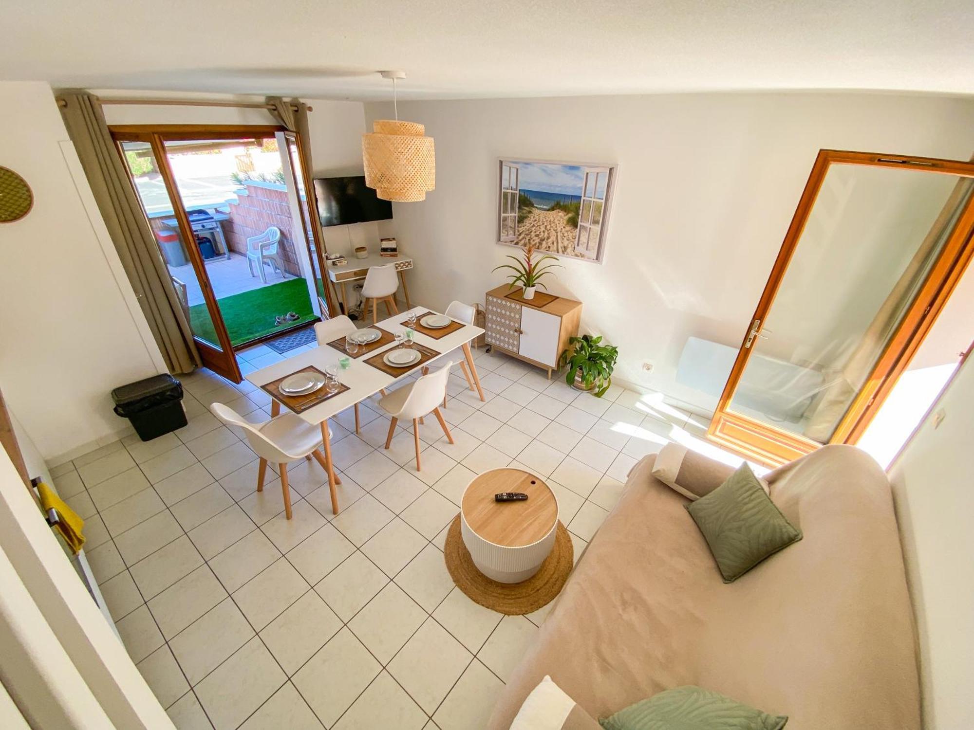 Maison bord de mer en résidence avec piscine Vias Extérieur photo