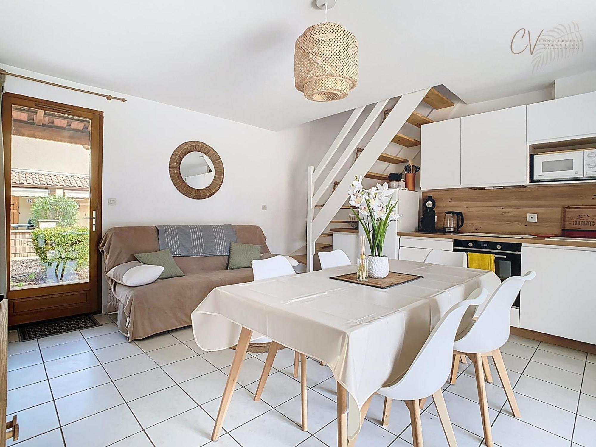 Maison bord de mer en résidence avec piscine Vias Extérieur photo